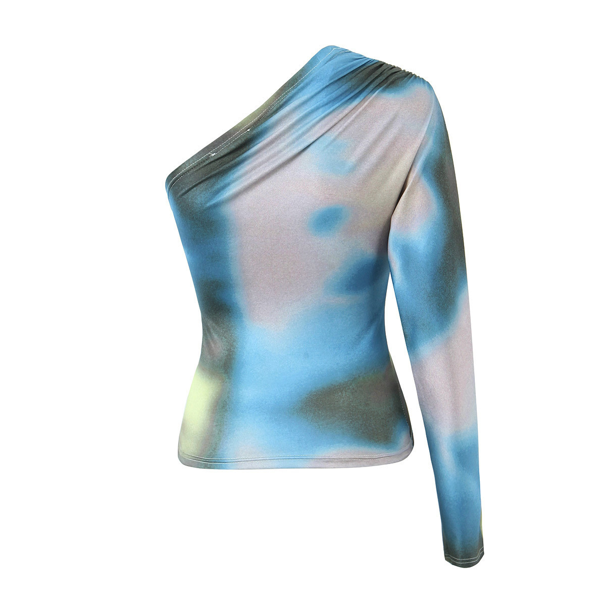Women's T-shirt Long Sleeve T-Shirts Sexy Tie Dye display picture 16
