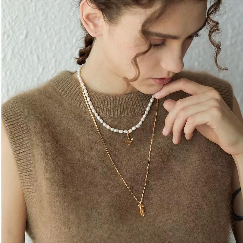 Copper 18K Gold Plated Elegant Cute Simple Style Plating Solid Color Pendant Necklace display picture 3