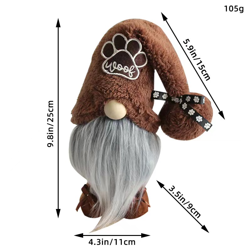 Paw Print Unforgettable Cloth Party Carnival Rudolph Doll display picture 1