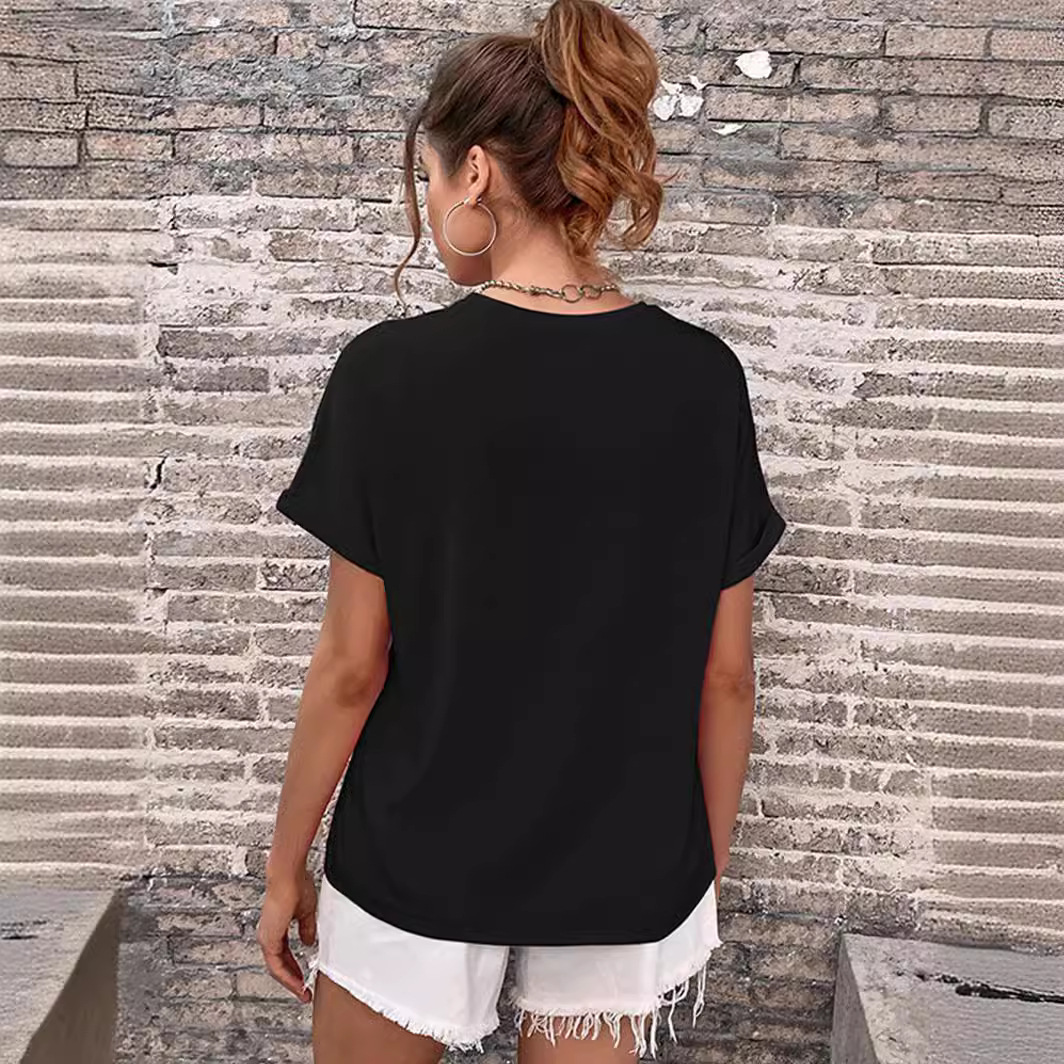 Women's T-shirt Short Sleeve T-Shirts Printing Streetwear Rose Tiger display picture 3