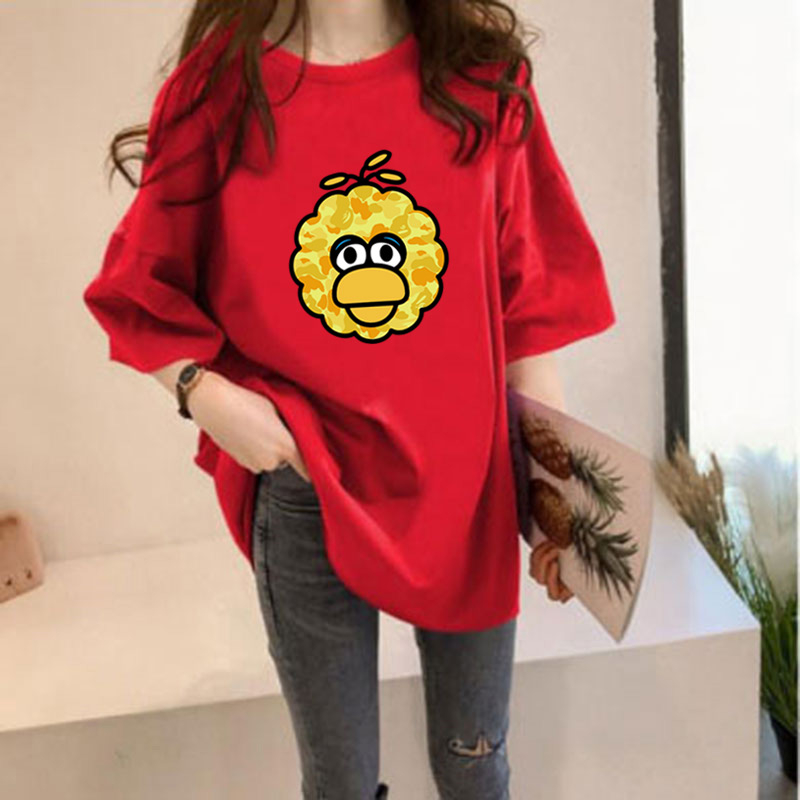 Women's T-shirt Short Sleeve T-Shirts Printing Casual Cartoon display picture 6