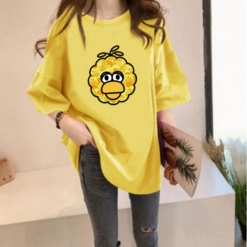 Women's T-shirt Short Sleeve T-Shirts Printing Casual Cartoon display picture 7