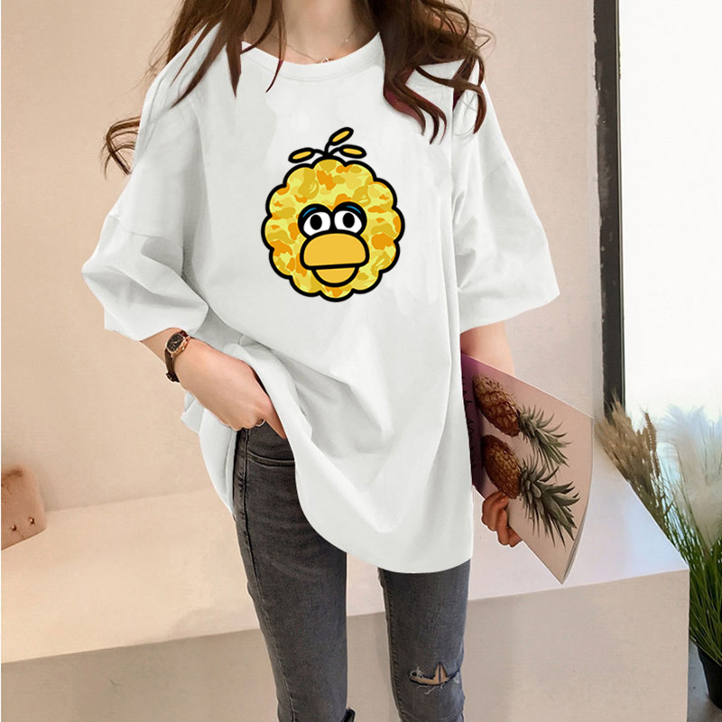 Women's T-shirt Short Sleeve T-Shirts Printing Casual Cartoon display picture 3