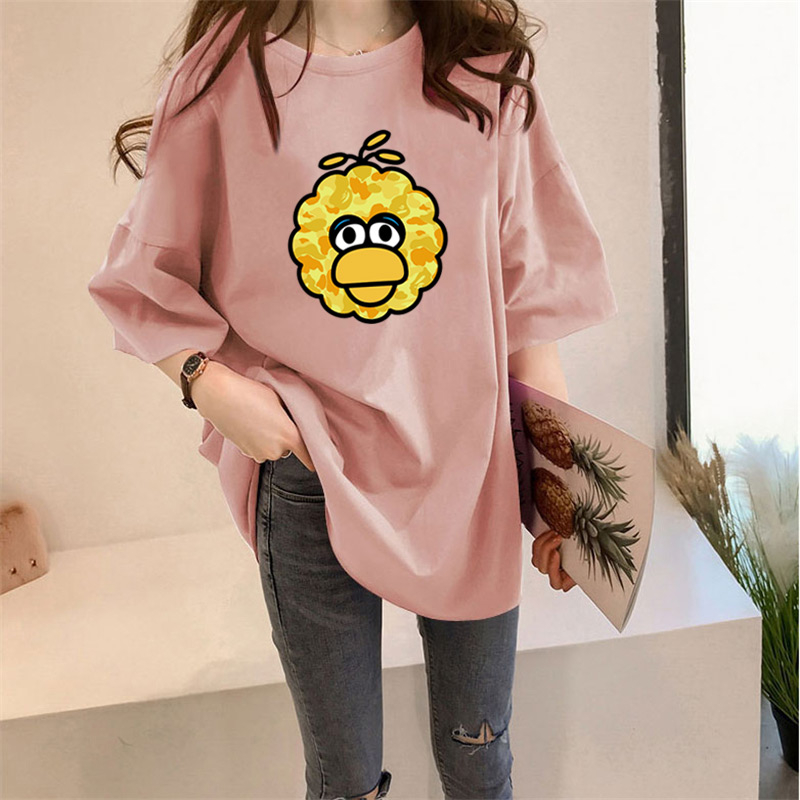 Women's T-shirt Short Sleeve T-Shirts Printing Casual Cartoon display picture 4