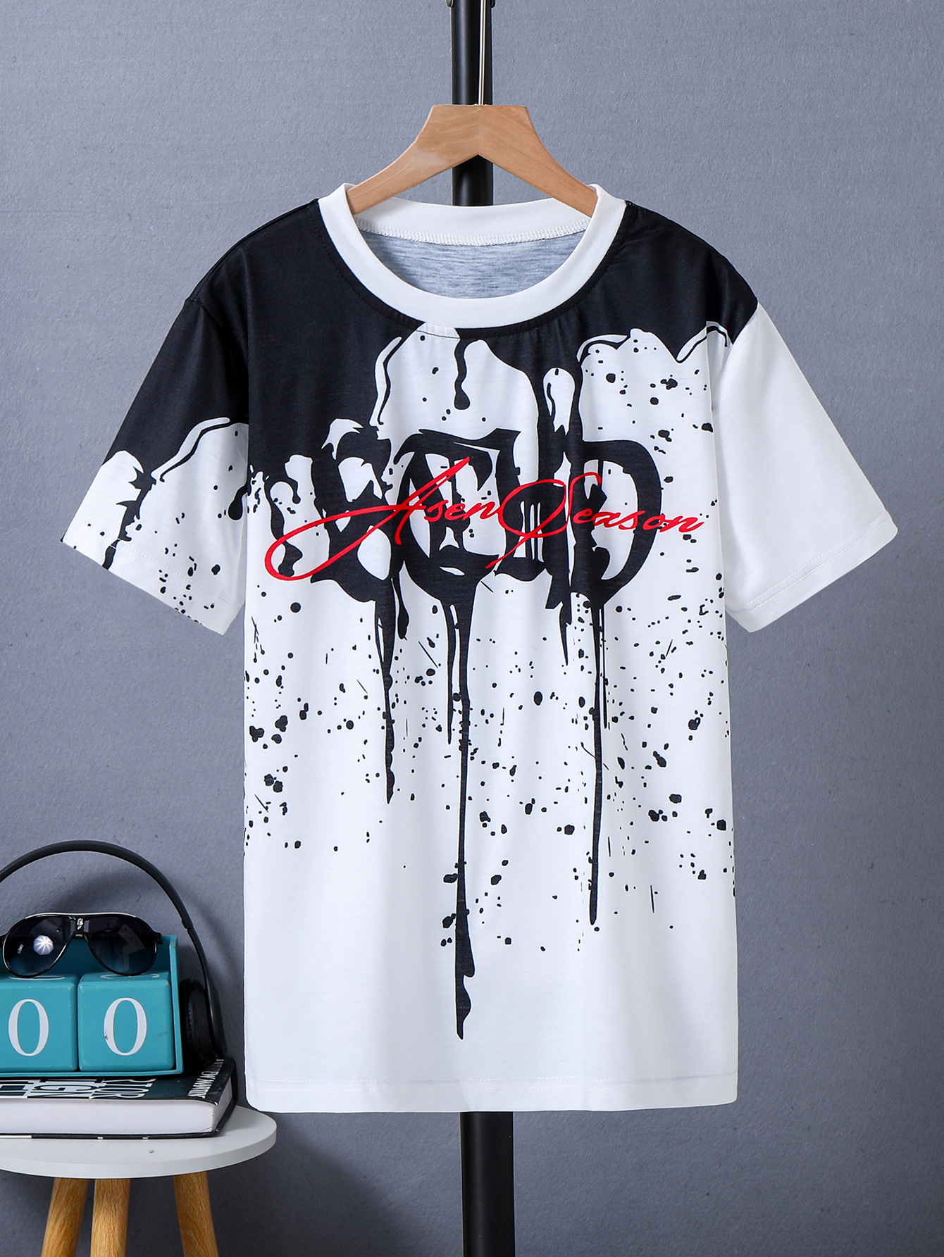 Simple Style Letter Printing Polyester T-shirts & Shirts display picture 1