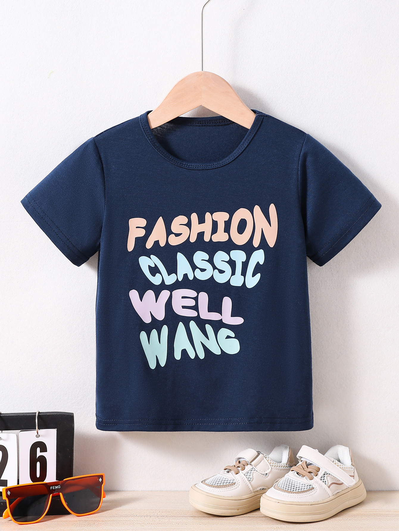 Casual Letter Polyester T-shirts & Shirts display picture 1