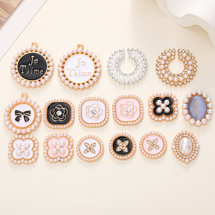 1 Piece Alloy Flower Beads display picture 15
