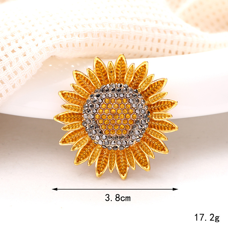 1 Piece Alloy Sunflower Beads display picture 18