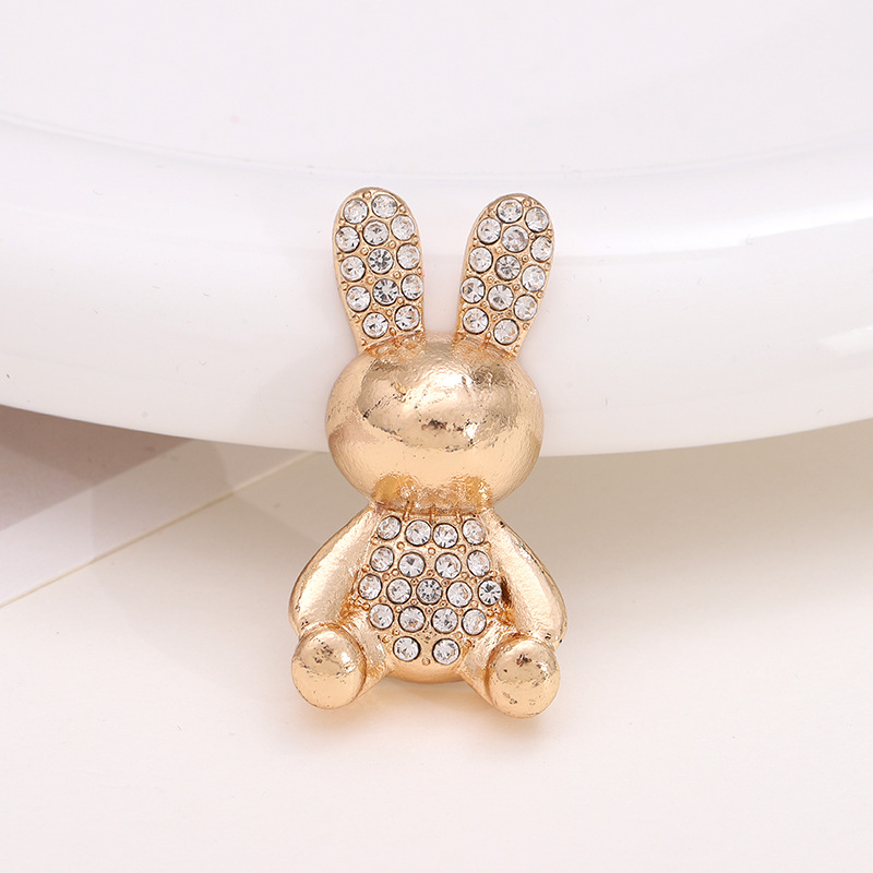 1 Pièce Métal Lapin Ours Perles display picture 26