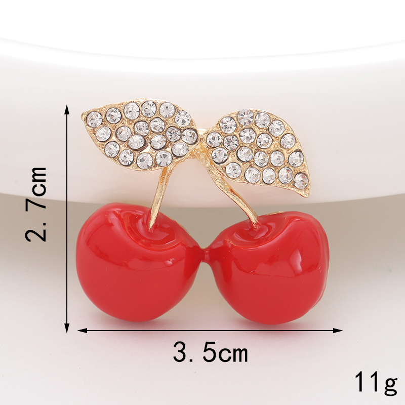 1 Piece Metal Cherry Pineapple Watermelon Beads display picture 21