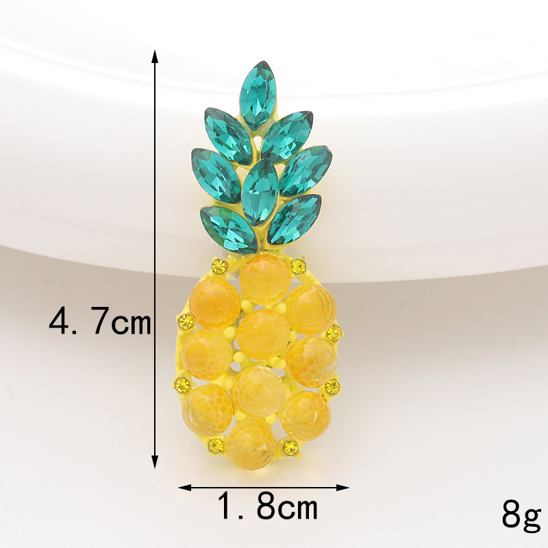 1 Piece Metal Cherry Pineapple Watermelon Beads display picture 22