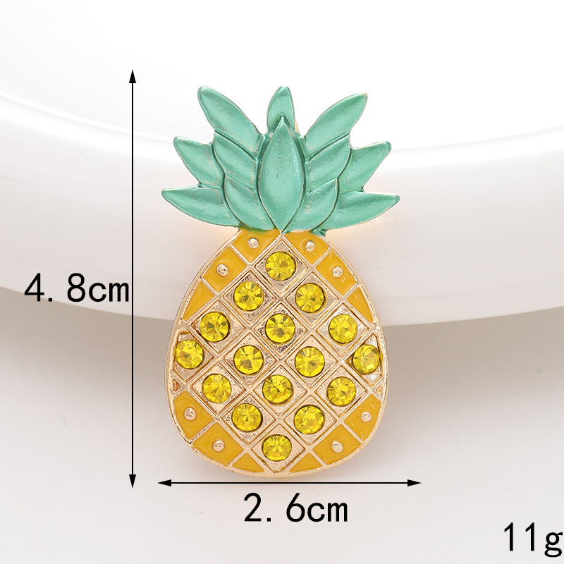 1 Pièce Métal Cerise Ananas Pastèque Perles display picture 24