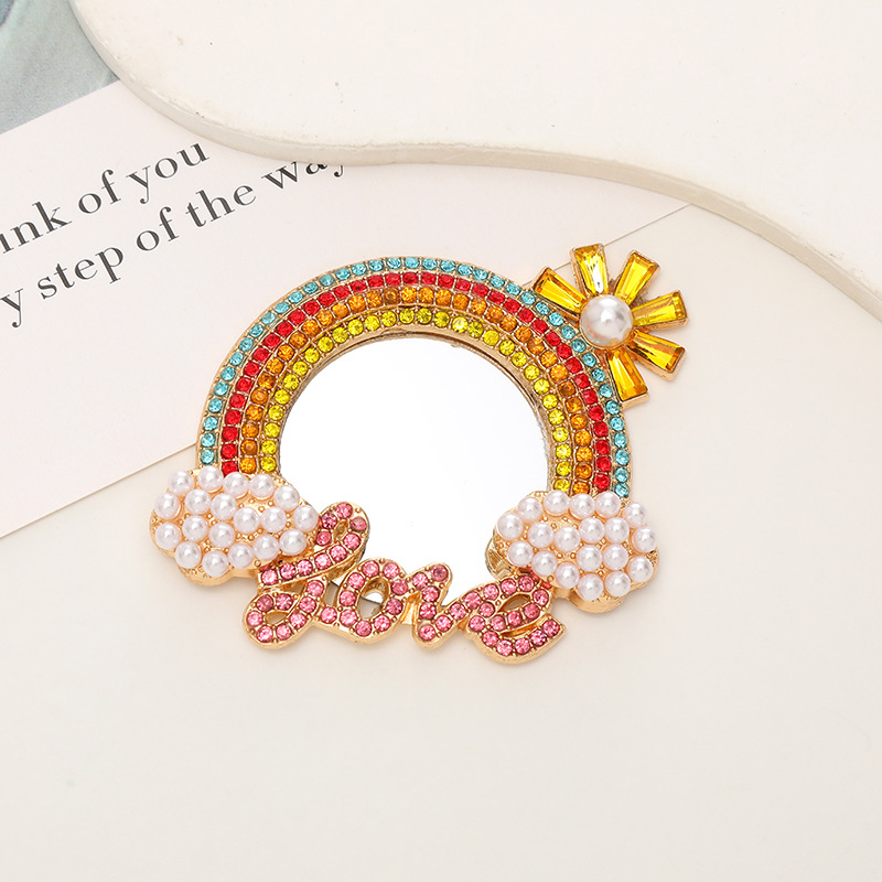 1 Piece Alloy Letter Rainbow Beads display picture 19
