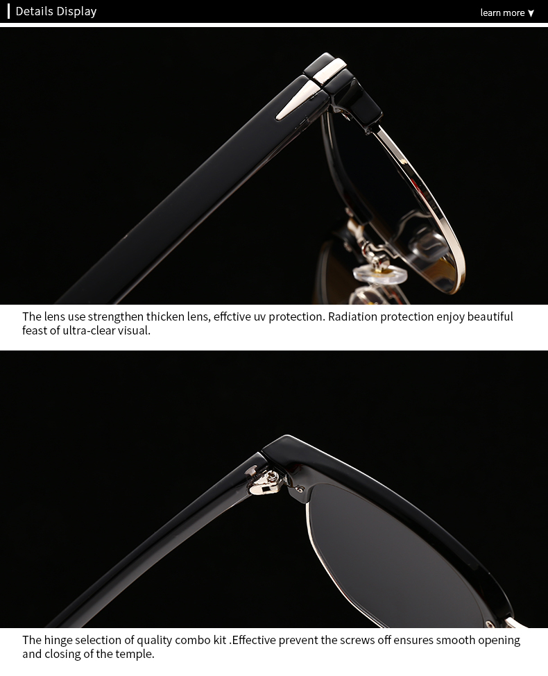 Hawaiisch Moderner Stil Klassischer Stil Geometrisch Pc Quadrat Halbbild Männer Sonnenbrille display picture 17