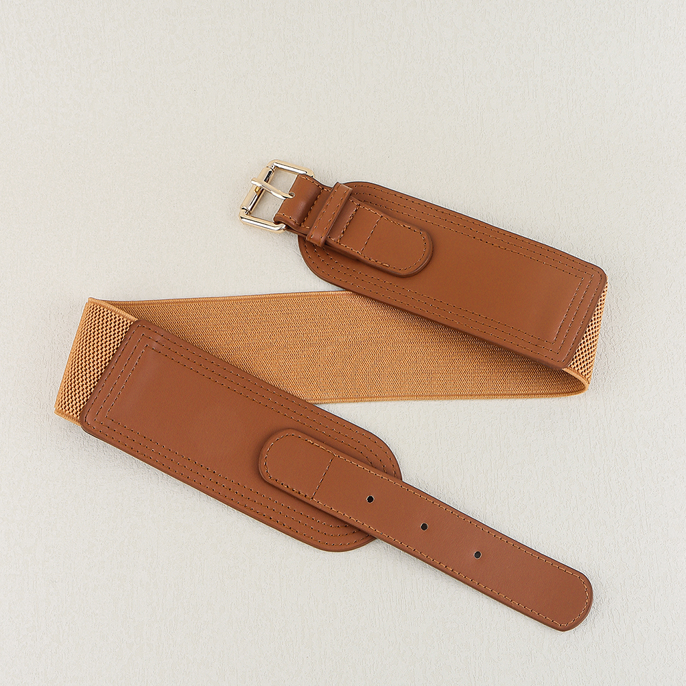 Casual Formal Simple Style Solid Color Pu Leather Belt Buckle Women's Leather Belts display picture 8