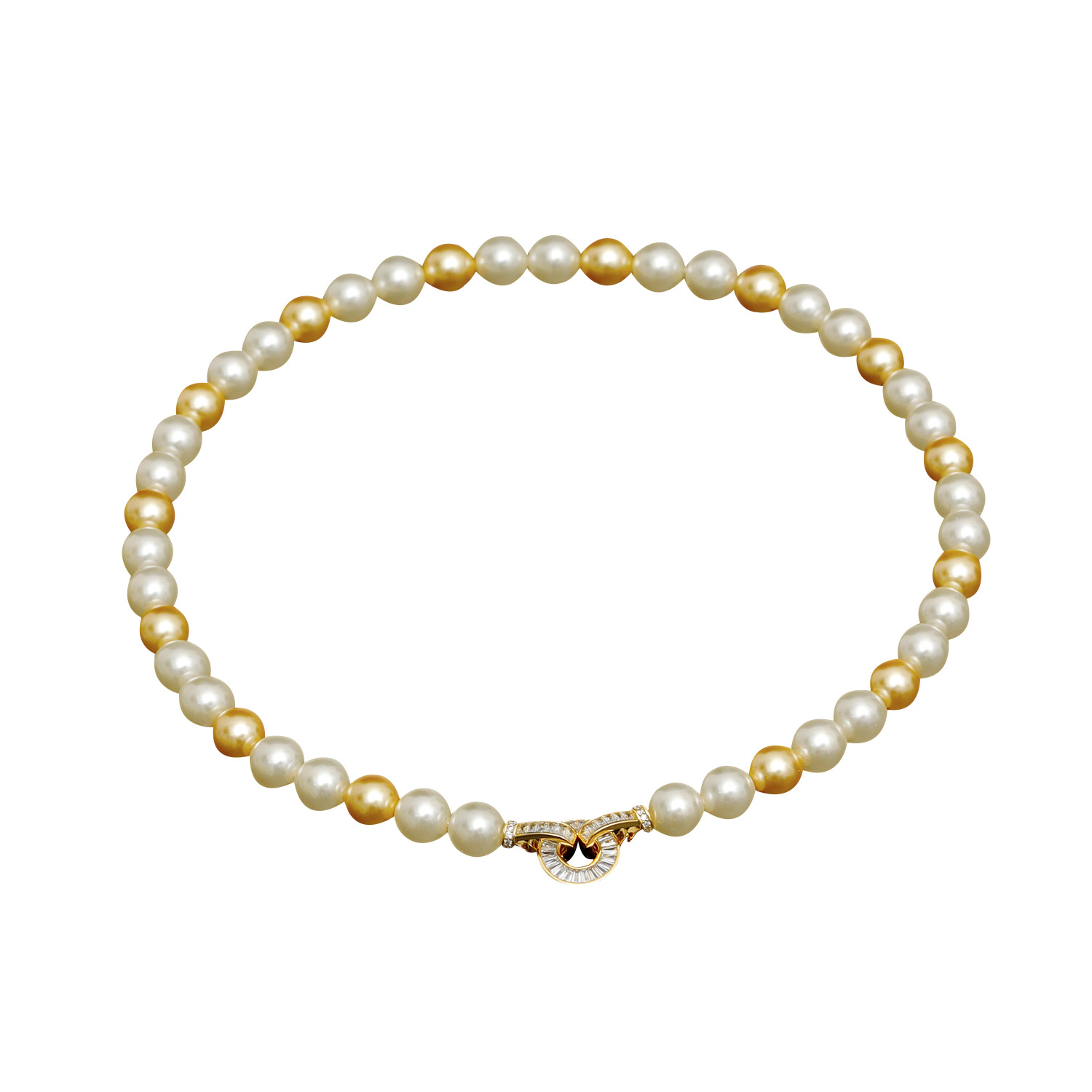 Einfacher Stil Klassischer Stil Runden Ball Künstliche Perle Kupfer Frau Halskette display picture 2
