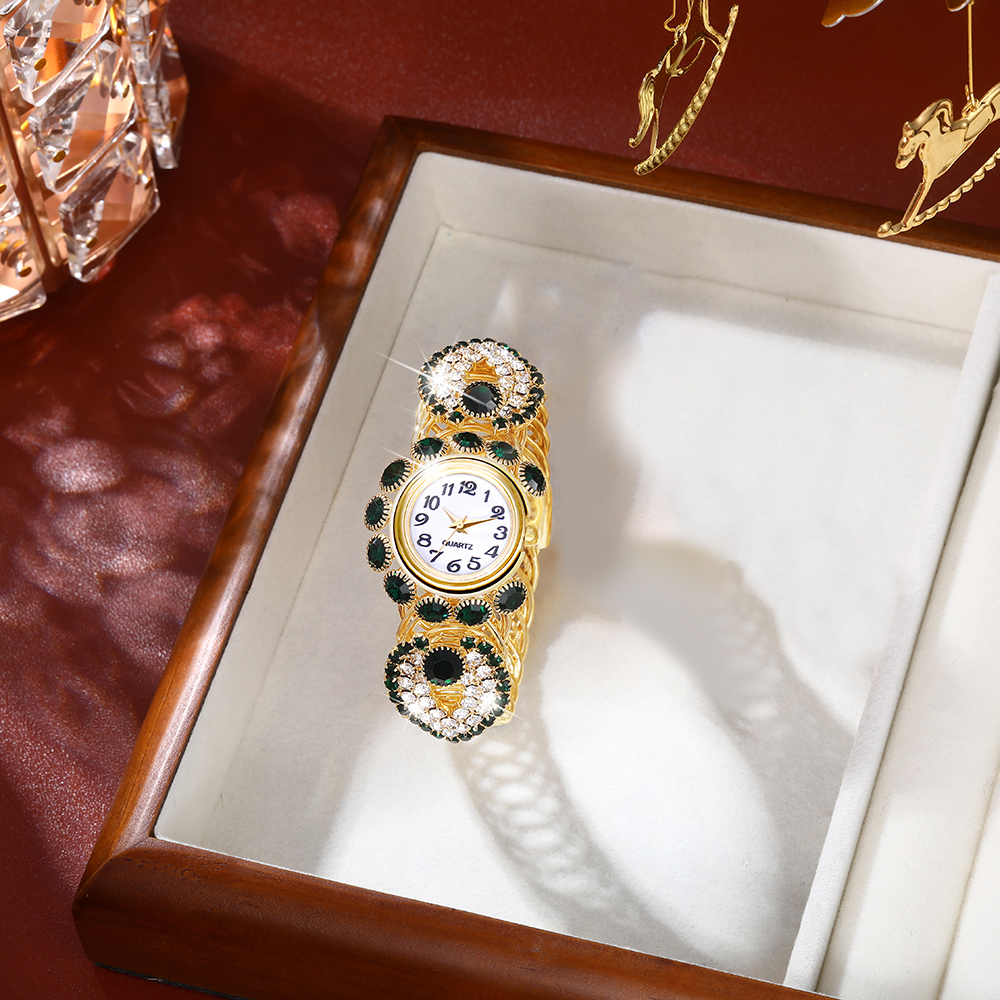 Casual Color Sólido Hebilla Cuarzo Relojes De Mujer display picture 3