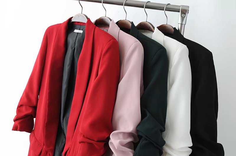 Women's Long Sleeve Blazers British Style Solid Color display picture 3