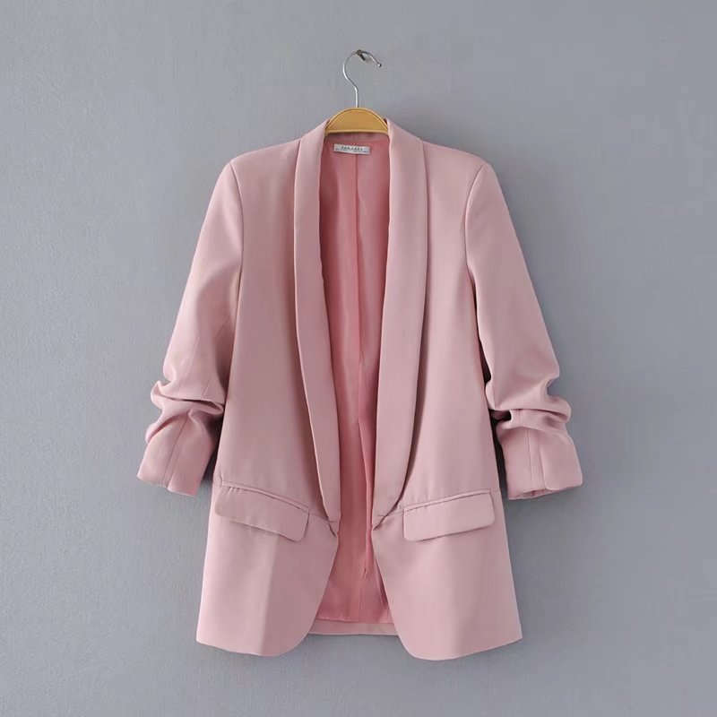 Women's Long Sleeve Blazers British Style Solid Color display picture 4