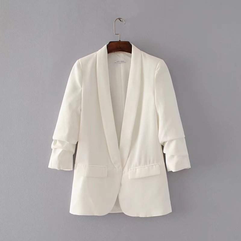 Women's Long Sleeve Blazers British Style Solid Color display picture 7