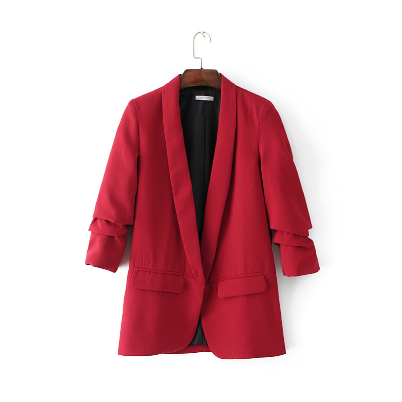 Women's Long Sleeve Blazers British Style Solid Color display picture 8