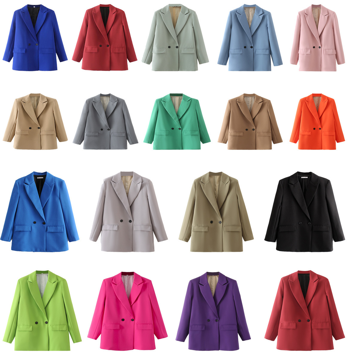 Women's Long Sleeve Blazers Elegant Solid Color display picture 1