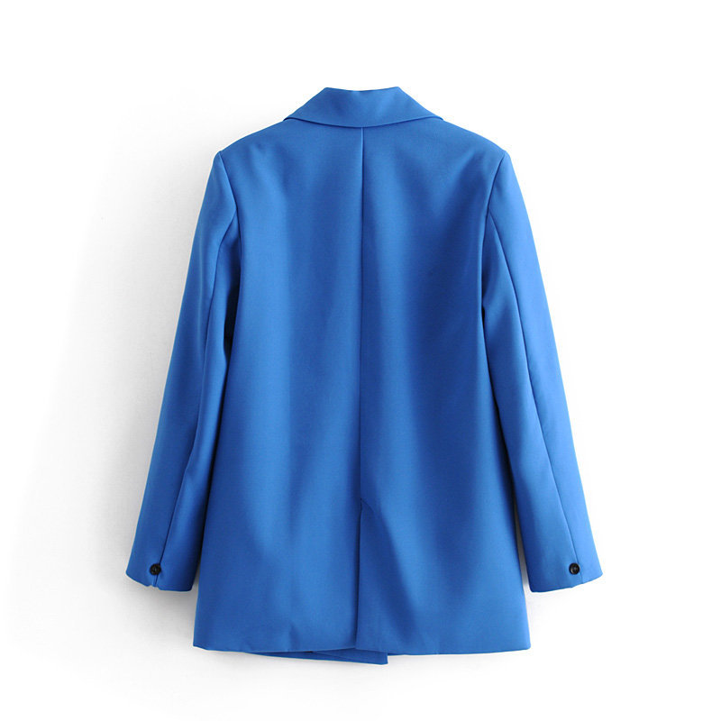 Women's Long Sleeve Blazers Elegant Solid Color display picture 7