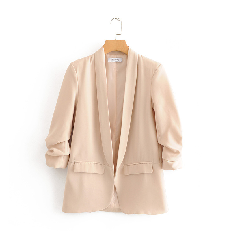 Women's Long Sleeve Blazers British Style Solid Color display picture 27