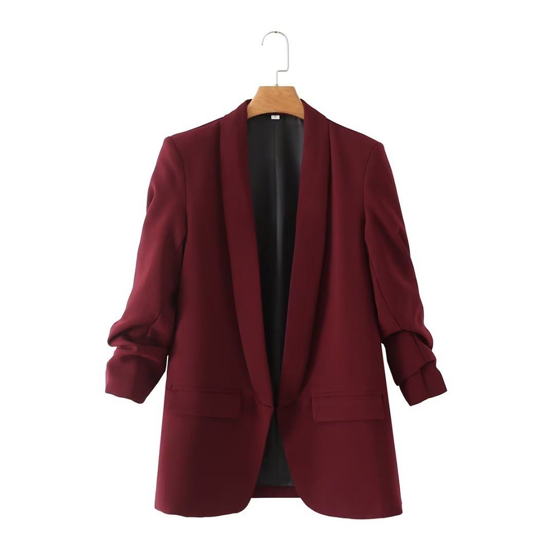 Women's Long Sleeve Blazers British Style Solid Color display picture 58