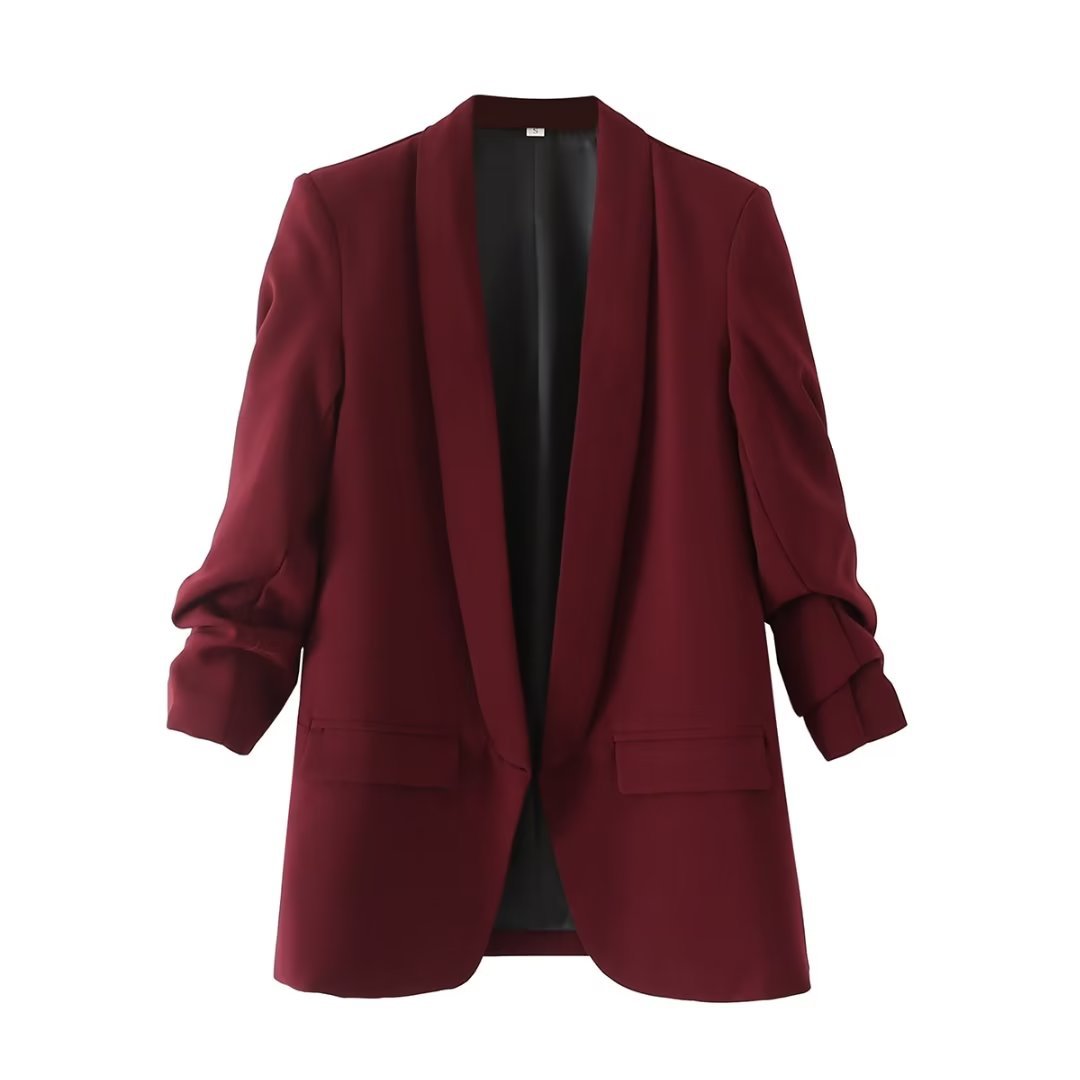 Women's Long Sleeve Blazers British Style Solid Color display picture 59