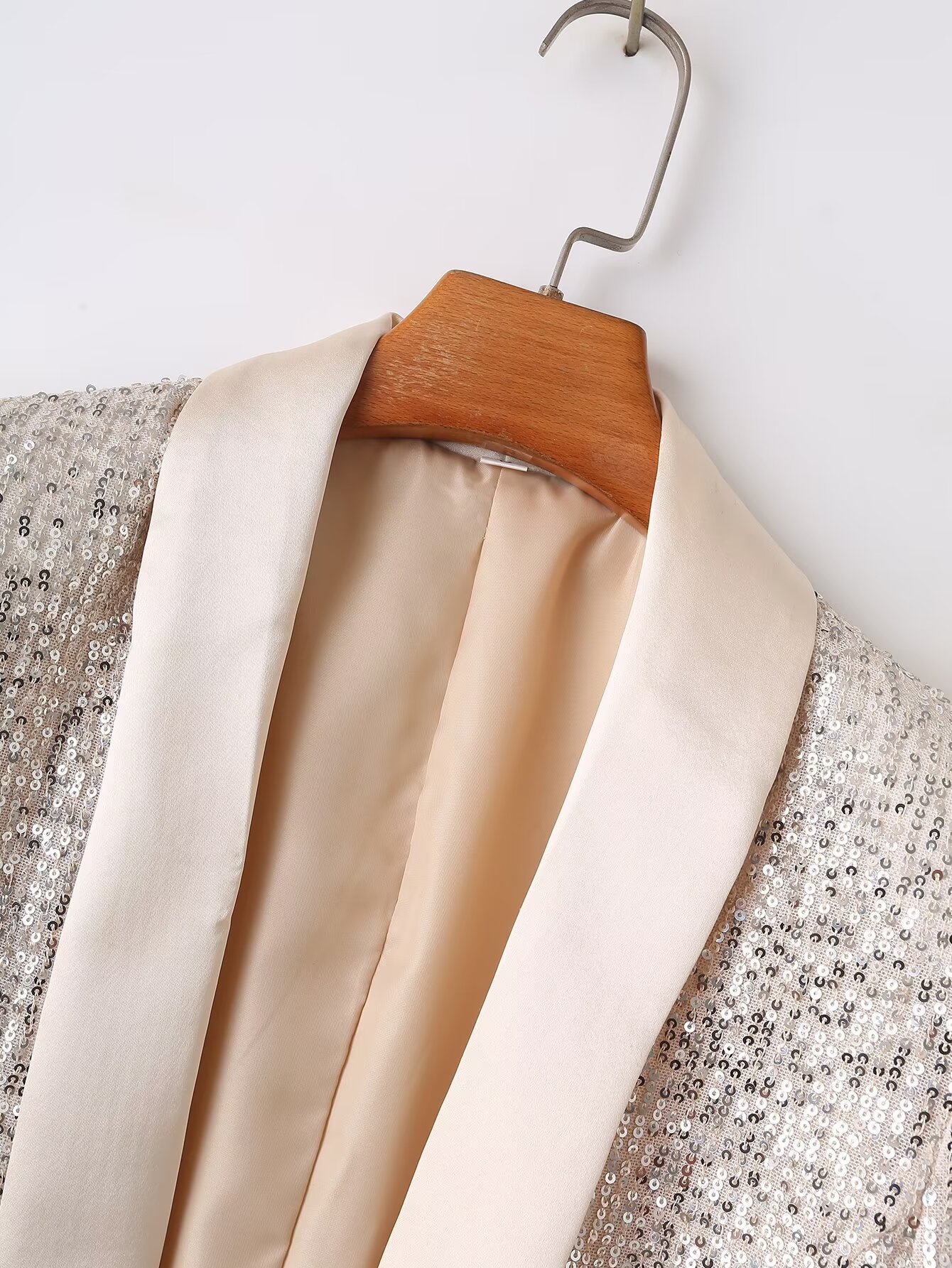 Women's Long Sleeve Blazers Pocket Elegant Solid Color display picture 9