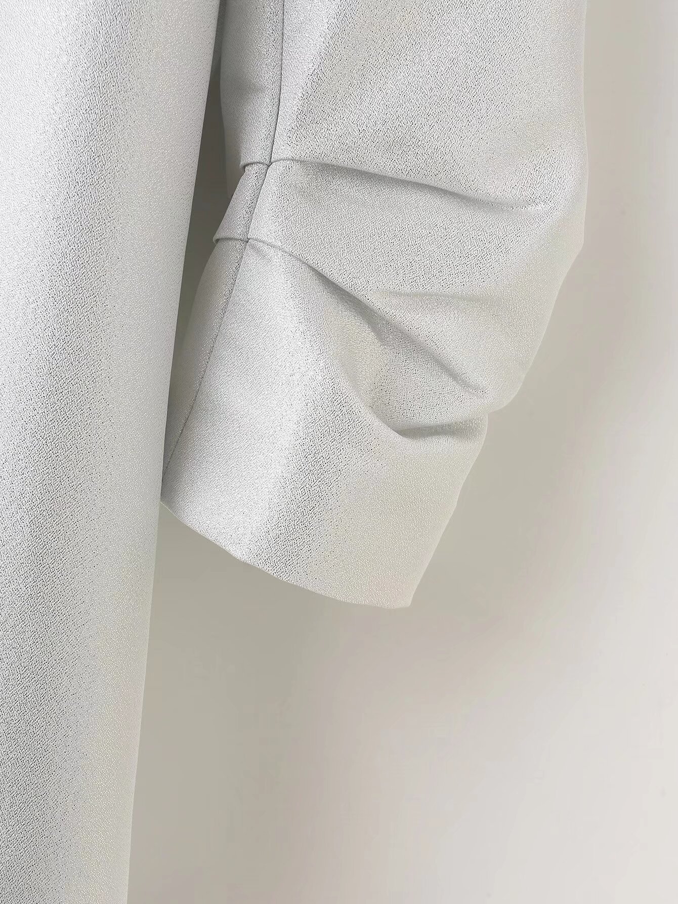 Women's Nine Points Sleeve Blazers Pocket Elegant Solid Color display picture 3