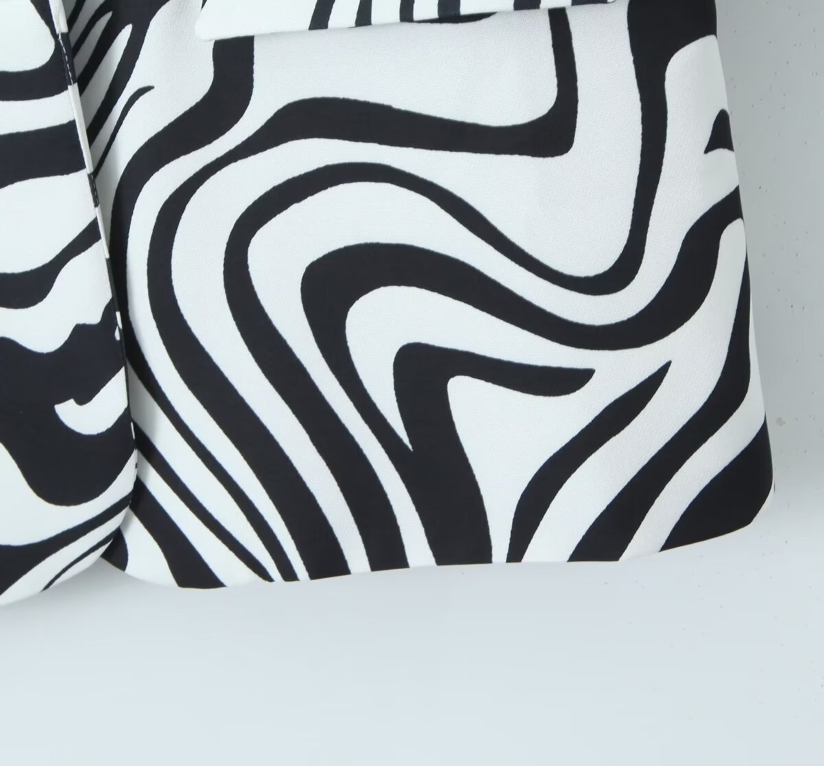 Women's Long Sleeve Blazers Pocket Streetwear Zebra display picture 5