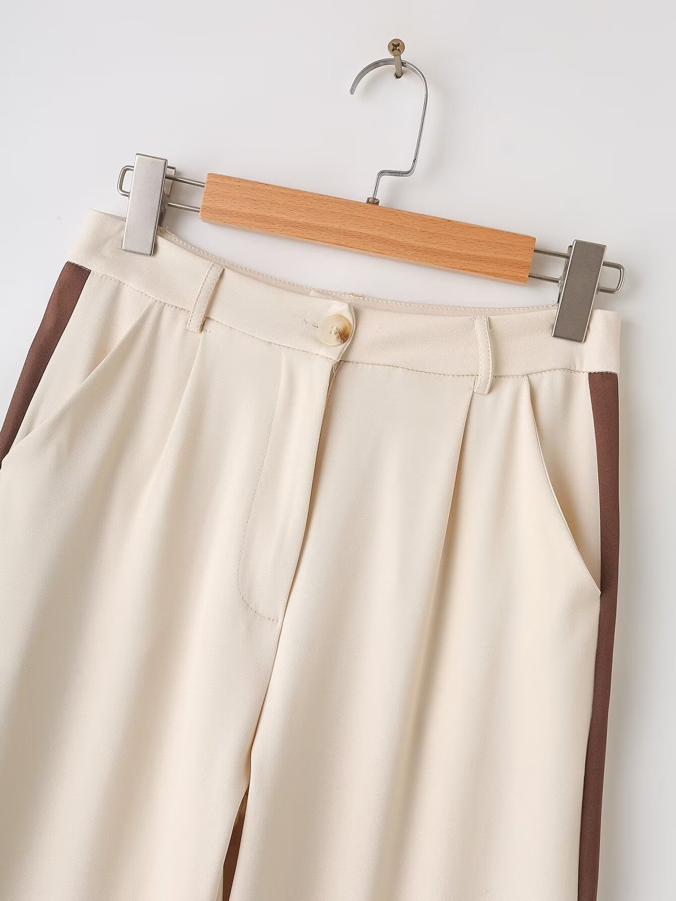 Täglich Frau Britischer Stil Einfarbig Polyester Hosen-Sets Hosen-Sets display picture 23