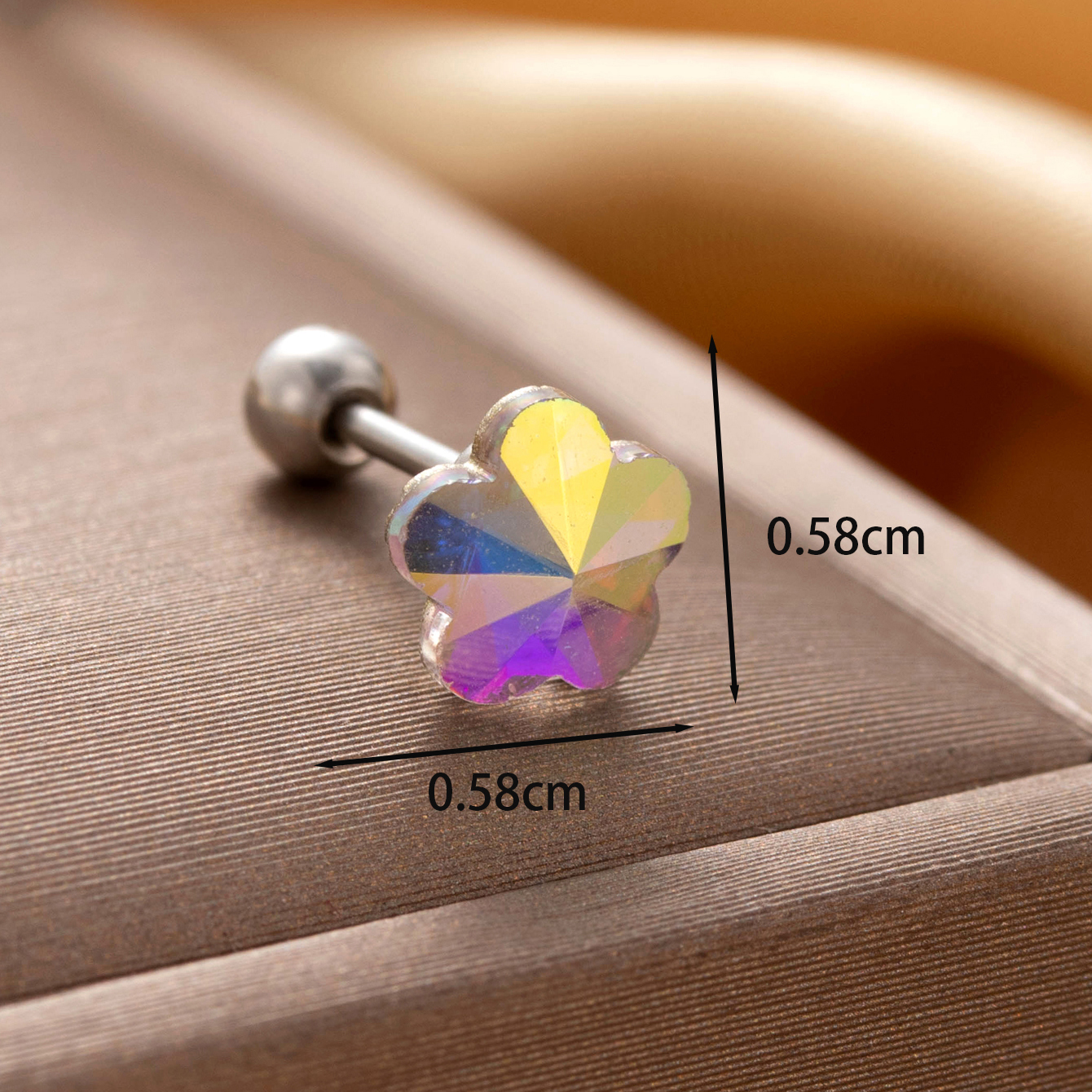 1 Piece IG Style Simple Style Heart Shape Flower Butterfly Inlay Copper Zircon Drop Earrings Ear Studs display picture 2