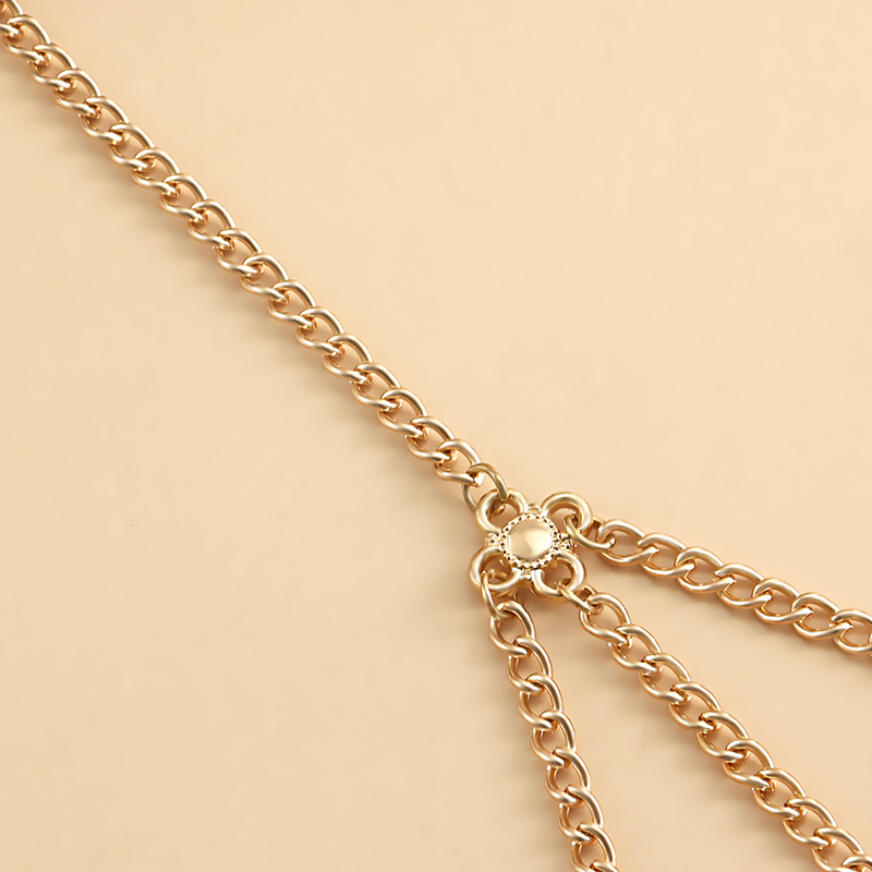 IG Style Simple Style Human Round Alloy Chain Women's Leg Chain display picture 3