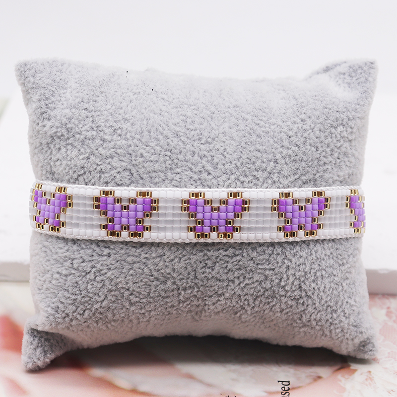IG Style Simple Style Butterfly Glass Rope Beaded Knitting Women's Bracelets display picture 5