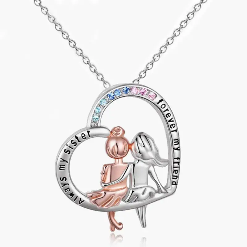 Style De Fée Princesse Forme De Cœur Alliage Plaqué Or Rose Femmes Pendentif display picture 3