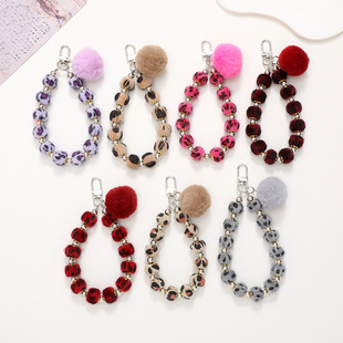 Sweet Flower Alloy Chain Keychain display picture 1