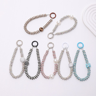 Sweet Flower Alloy Chain Keychain display picture 6