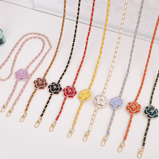 Simple Style Solid Color Beaded Plating Chain Bag Pendant display picture 1