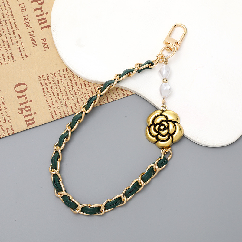 Sweet Flower Alloy Chain Keychain display picture 21