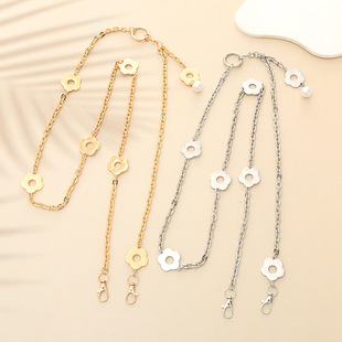 Simple Style Solid Color Beaded Plating Chain Bag Pendant display picture 15