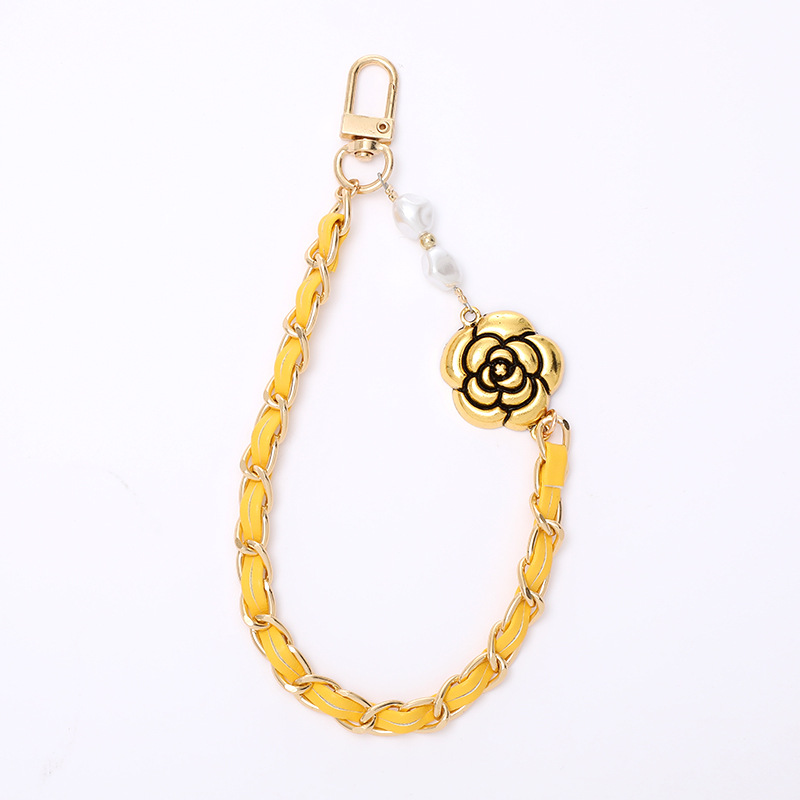 Sweet Flower Alloy Chain Keychain display picture 24