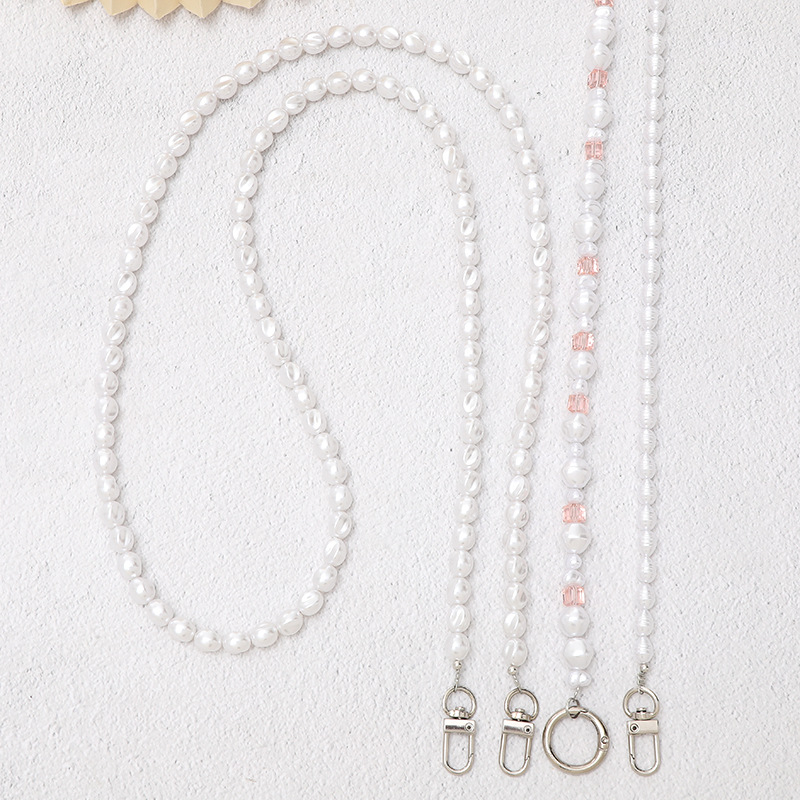 Einfacher Stil Einfarbig Perlen Überzug Kette Taschenanhänger display picture 17