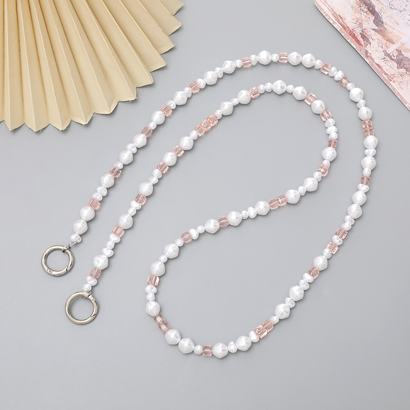 Einfacher Stil Einfarbig Perlen Überzug Kette Taschenanhänger display picture 18