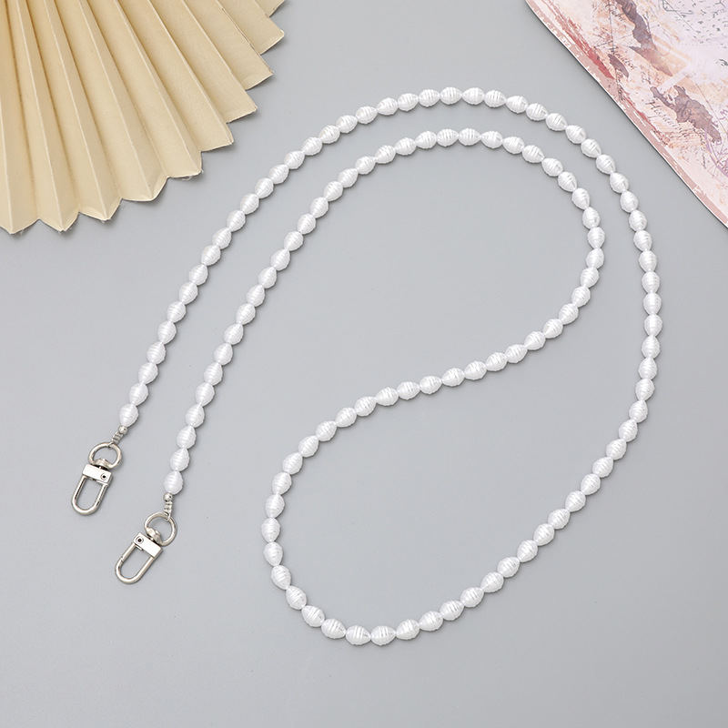 Einfacher Stil Einfarbig Perlen Überzug Kette Taschenanhänger display picture 20