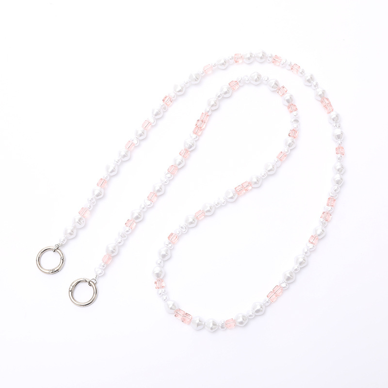 Simple Style Solid Color Beaded Plating Chain Bag Pendant display picture 21