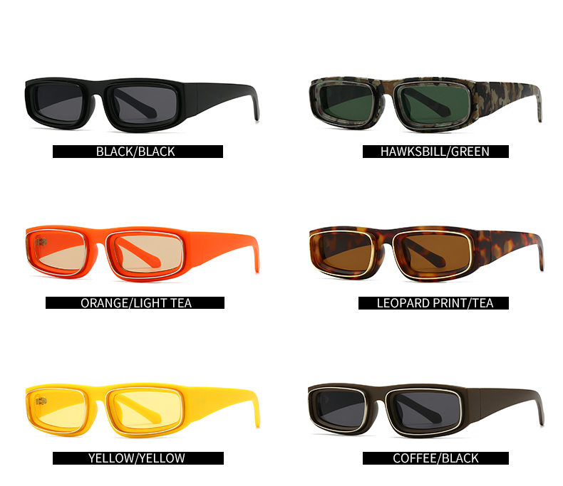 Estilo IG Estilo Moderno Color Sólido Ordenador Personal Cuadrado Fotograma Completo Gafas De Sol Mujer display picture 5
