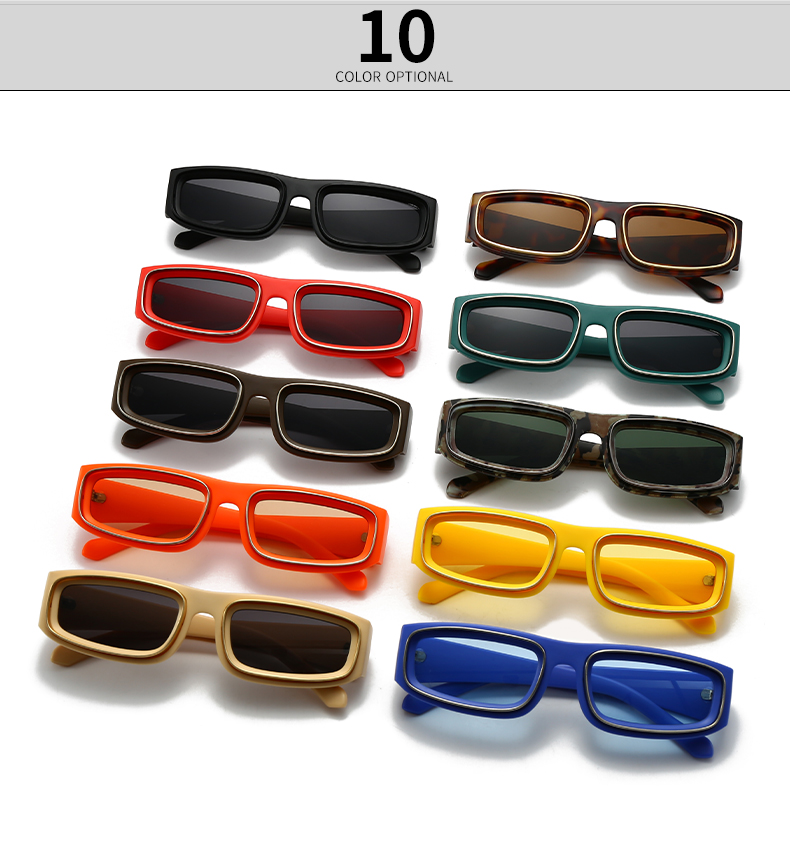 Estilo IG Estilo Moderno Color Sólido Ordenador Personal Cuadrado Fotograma Completo Gafas De Sol Mujer display picture 7